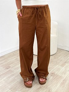 Calça comfy marrom