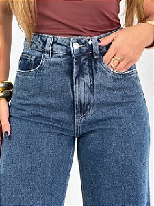Calça jeans stella escura reta