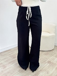Calça Virginia Cós Duplo Preta
