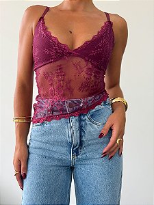Top renda anne bordo