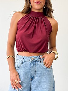 Blusa Fancy Marsala