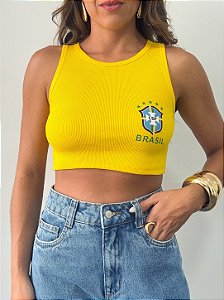 Regata Brasil CBF Amarela