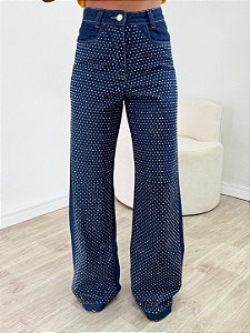 Calça Jeans Strass