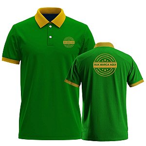 Camiseta Pólo Tradicional | Estampa Localizada
