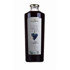 SUCO DE UVA TINTO ORGÂNICO 1 LITRO