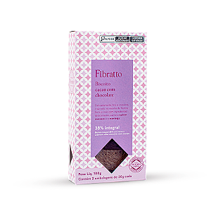 Biscoito Cacau com Chocolate 100 g (2 x 50 g)