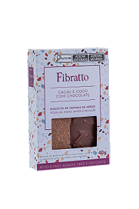 Biscoito Cacau e Coco com Chocolate 40 g