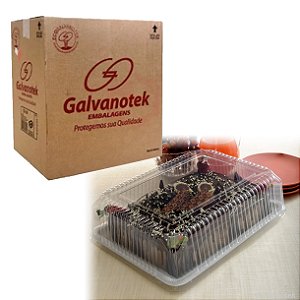 Embalagem Galvanotek Millenium G70M Bolos e Tortas Retangular