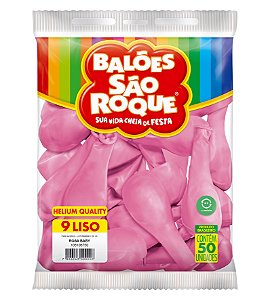 Balão São Roque Imperial n°9 Rosa Baby