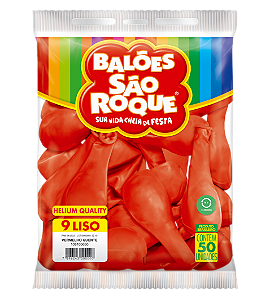 Balão São Roque Imperial n°9 Vermelho Quente