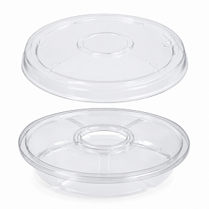 EMBALAGEM GALVANOTEK G540 CRISTAL REDONDA 4 DIVISÓRIAS