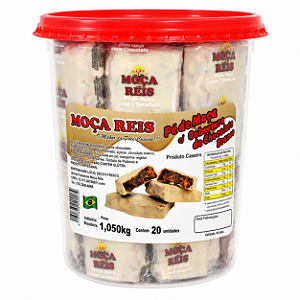 Pé de Moça Com Cobertura de Chocolate Branco Moça Reis 1,05kg