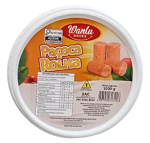 Paçoca Rolha Wanlu Doces 1,02kg