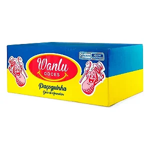 Paçoca Rolha Wanlu Doces Com 100 Unidades