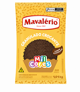 Granulado Crocante Sabor Chocolate Mil Cores Mavalério 1,01kg