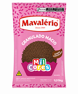 Granulado Macio Sabor Chocolate Mil Cores Mavalério 1,01kg