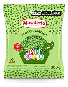 Flocos Macios Sabor Pistache Mil Cores Mavalério 300gr