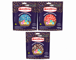 Mix De Confeitos Mil Cores Mavalério 120gr