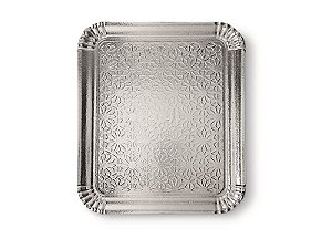 Bandeja Laminada Prata Nº7 Regina Festas