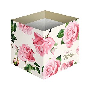 Cachepot Para Presente Rígido Mãe Clássica Regina Festas