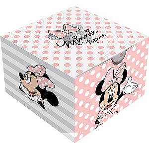 Caixa Para 4 Doces Minnie Mouse Rosa Regina Festas