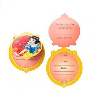 Convite Branca De Neve Clássica Regina Festas