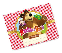 Convite Masha E O Urso Piquenique Regina Festas