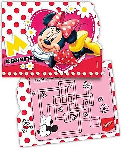 Convite Minnie Red Regina Festas
