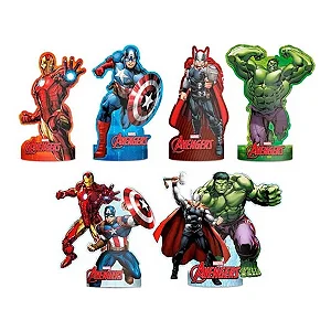 Decoração De Mesa Vingadores Regina Festas
