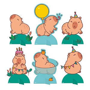 Decoração De Mesa Capivara Regina Festas
