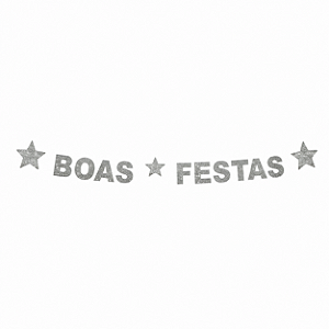 Faixa Decorativa Boas Festas Regina Festas