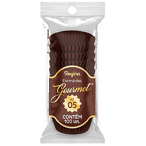 Forminha Nº5 Gourmet Marrom Regina Festas