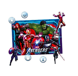 Kit Decorativo Vingadores Gamer Verse Regina Festas