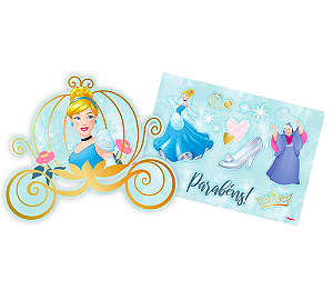 Kit Decorativo Cinderela Clássica Regina Festas