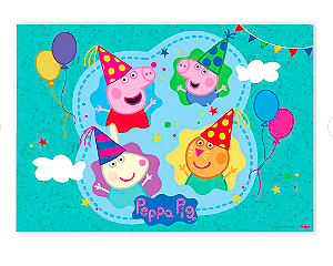 Painel Decorativo 126x88cm Peppa Pig Clássica Regina Festas