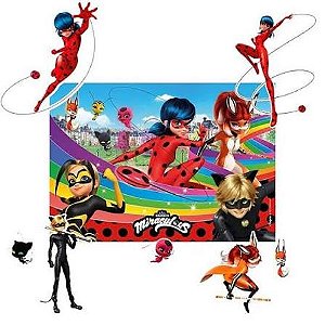 Painel Plástico Ladybug 100x78cm Regina Festas