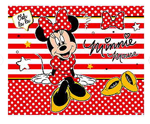 Painel Plástico Minnie Mouse 100x78cm Regina Festas