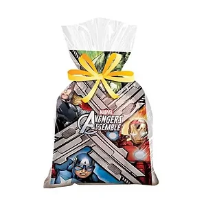 Sacola Plástica Vingadores Animação Regina Festas