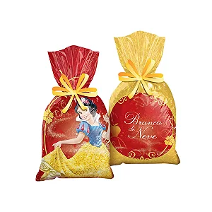 Sacola Plástica Branca De Neve New Regina Festas