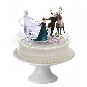 Decoração De Bolo Disney Frozen Regina Festas