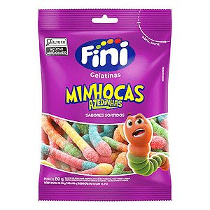 Minhocas Azedinhas 80gr Fini