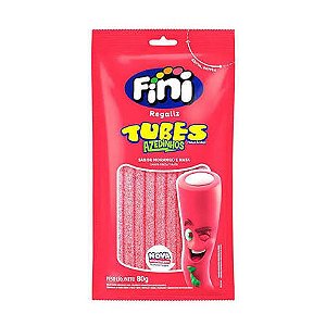 Tubes Morango Ácido 80gr Fini