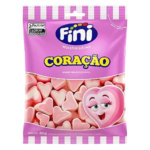 Marshmallow Coração 80gr Fini