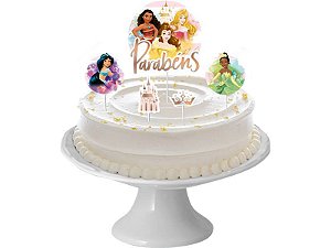 Decoração De Bolo Princesas Disney Regina Festas