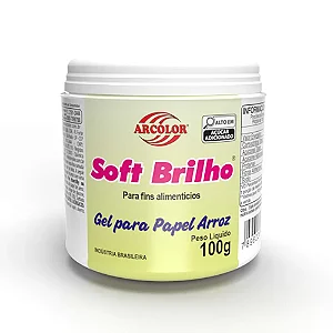 Soft Brilho Para Papel De Arroz 100gr Arcólor