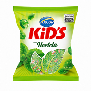 Bala Kid´s Hortelã Arcor 400gr
