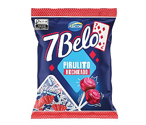Pirulito 7 Belo Framboesa Arcor 500gr