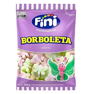 Marshmallow Borboleta 250gr Fini