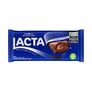 Chocolate Lacta Ao Leite 80gr