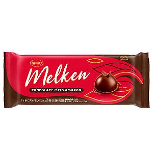 Chocolate Melken Meio Amargo Em Barra 1,010kg
